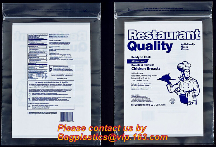 van de de rang bruine kruidenierswinkel van het water bestand voedsel het document van de rijstkraftpapier ritssluitingszak, Vriendschappelijke Resealable Klein van Eco aan Groot Vlak Voedsel