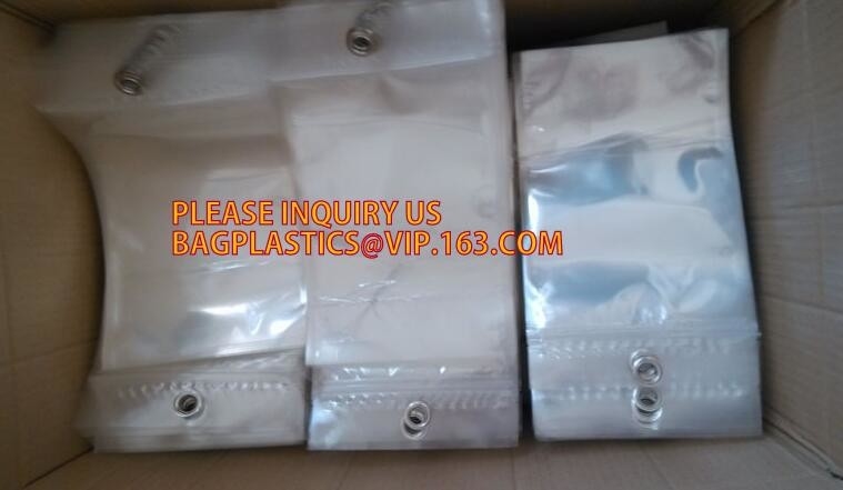 k resealable plastic verpakkende zakken voor kleren, PE/PE/plastic de ritssluitings plastic zakken van pp voor kleren, hangerhaak