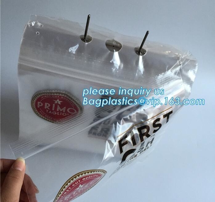 De maagdelijke LDPE Reclosable Plastic k delicatessenwinkel van de zadelzak doet met Gedrukt Embleem voor verpakkingsvoedsel in zakken, bagplastics, bagease, pac