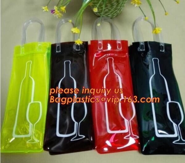 de houder van de wijnfles, de drager van de wijnfles, Wijn Koele Zak, de koele zak van pvc, de waterdichte koelere zak van pvc, koele zak, wijnfles