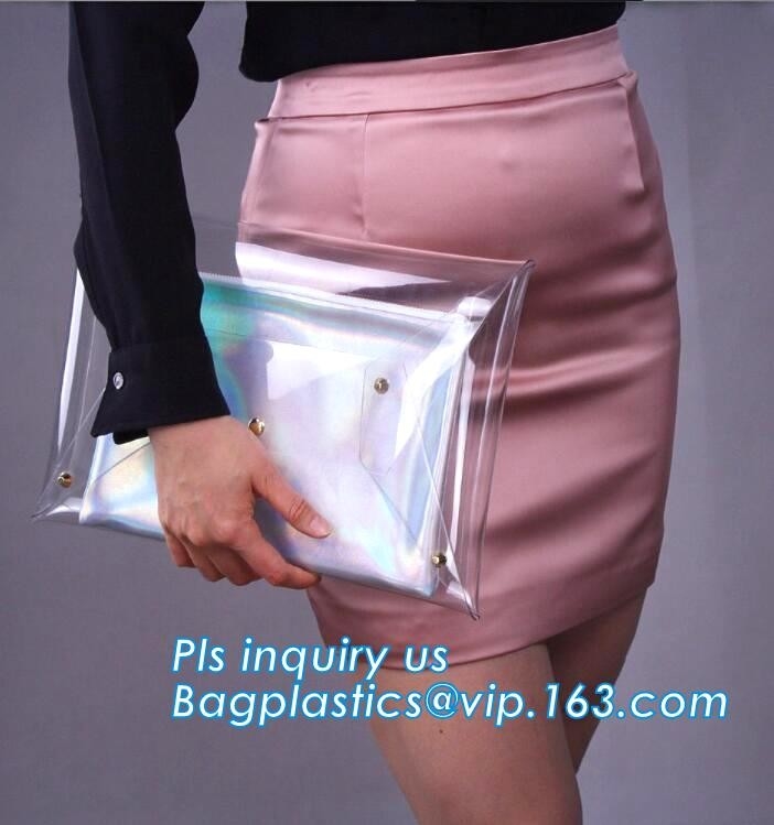 De edele Zak van de de Handtasavond van Laserpvc, pvc-de zakhandtas van de camouflage plastic portefeuille, pvc-de Handtasse van de Siliconehandtas