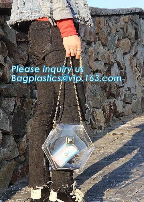 Duidelijke Tote Bags Crystal-van de de Vrouwenmanier van pvc Transparante van de de Handtasschouder het Strandzak, de Schouderzak RT van pvc van het de Zomerstrand Duidelijke