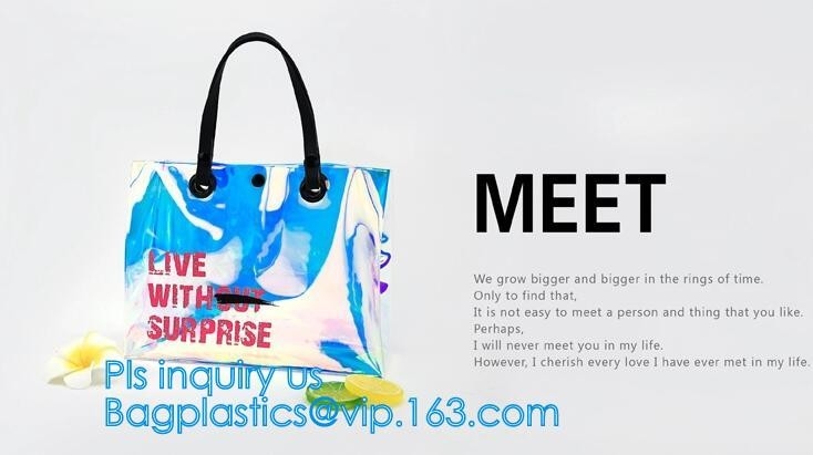 handtas van pvc van de damevrouw vormt de kosmetische, Duidelijke Plastic pvc-Handtassen voor Vrouwen, de kosmetische zak van Handtassenpvc, HANDVAT, CARRIE