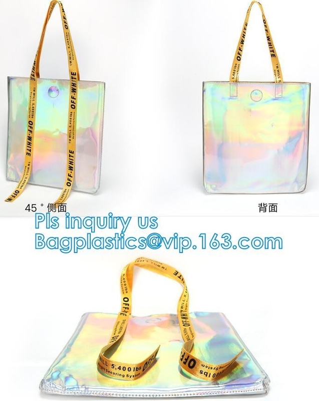 De handtasschouder Tote Makeup Bag, de Schouderzak DIY Transparant Tote Bag, pvc van pvc van het de Zomerstrand Duidelijke zwemt de Pa van de Schouderzak