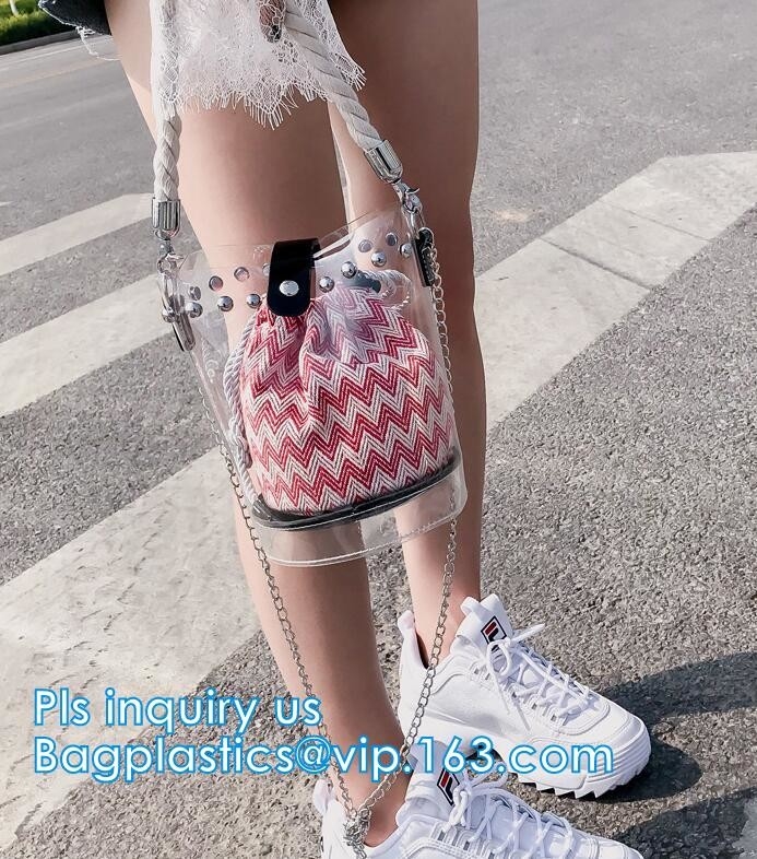De Handtaspvc Tote Bag Waterproof Handbag, de Levendige handtas van druk promotiepvc, pvc van pvc van manierdames brandmerkte handtas
