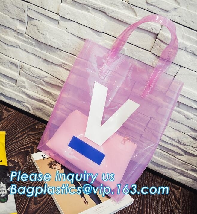 De Zak van de de Laserschouder van pvc Mini Letter Printed Handbag Clear voor Vrouwenkinderen, van de het kledingstukwijn van de reisgift de make-upschouder Ha