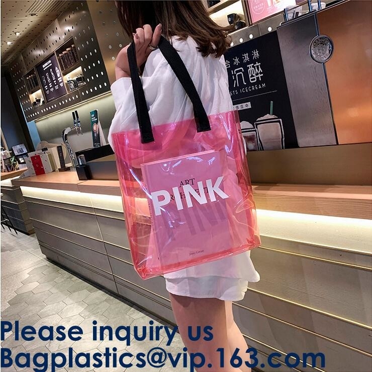 De waterdichte glanzende Holografische pvc-Toiletry Laser van het Zakhologram Dame Travel Cosmetic Bag, Promotiemodella-Hologramzak