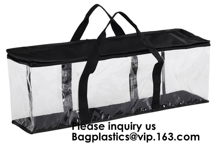 Zakken van de het Handvatopslag van pvc steunen de Tote Bag Interior Mesh Reinforced dubbel-Gestikte Zakkenmaatregel 56 x 21 x 16cm houdt benaderend