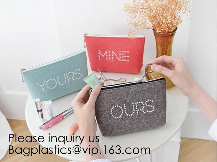 De milieuvriendelijke Dames voelden het Winkelen de Zak van de Handtassentote bag leisure felt fabric van Zakvrouwen, Kosmetische Zak, Tote Bag, het Winkelen B