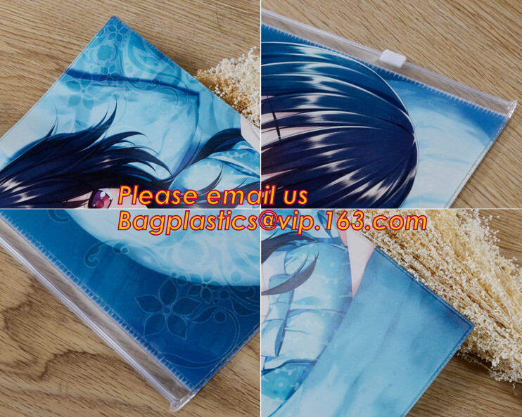 duidelijke pvc-van de het potloodgeval/gepaste kleur van potloodbag/k plastic duidelijke pvc plastic potloodzak