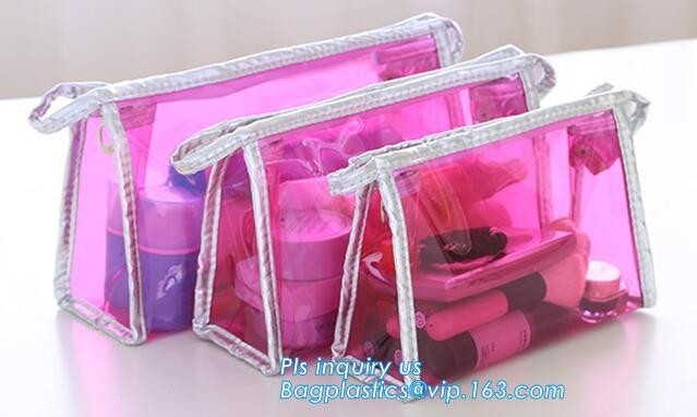 De Kosmetische Pen Pencil Case Coin Purse knopen van make-uppvc, Zippered-van de de Beurs Kosmetische Zak van de Make-upzak het Bruidsmeisjegift