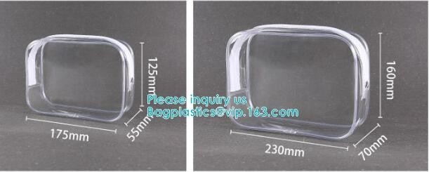 Pvc-de boodschappentas van het buishandvat, Plastic de verpakkingszak van Buis Cilindrische pvc, pvc-buiszak met handvat voor shampoopakket, zak