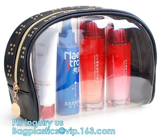 Pvc-het Reisschoonheidsmiddel maakt Toiletry omhoog Ritssluitingszak, maakt de Waterdichte Mannen Kosmetische Zak van pvc van de Vrouwenreis omhoog Kit Organizer Ma