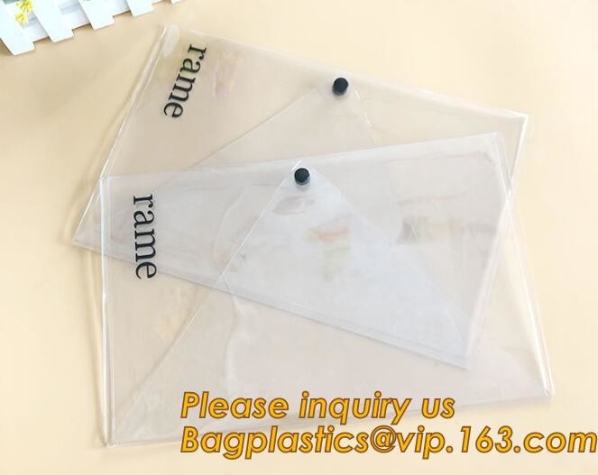 Het Document van de het Dossieromslag van pvc A4 het Indienen de Zak van de Zakkantoorbehoeften, de Documenten van pvc van de Goede Kwaliteitsdouane Leuke het Indienen Zakbagplastics pac