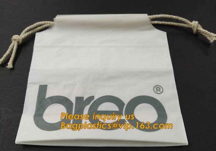 Zak van de Kerstmisgift van DIY de drawstring, Gedrukte Plastic Drawstring-Zak, douane gedrukte kleine appelkwaliteit plastic drawstring B