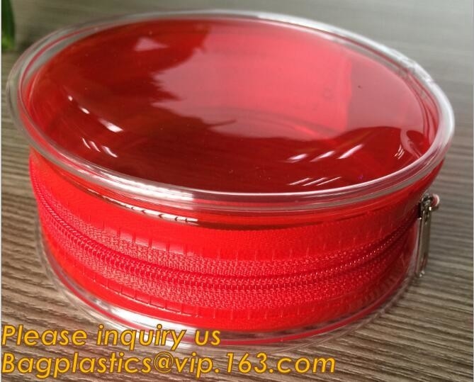 Toiletry van pvc van de buisvorm Zak, pvc-Was/Toiletry Zak met Plastic Buishandvat, Toiletry Zak Waterdicht Transparant Duidelijk pvc