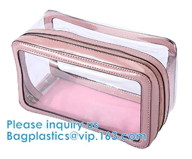 De biologisch afbreekbare Plastic van de Schuifpvc van het Ritssluitingsgeval Ritssluiting Berijpte Plastic Zak van de de Ritssluitingsverpakking voor het Schoonheidsmiddel van de Ondergoedkleding