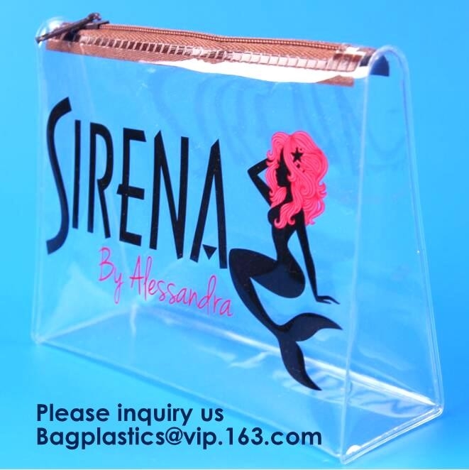 De duidelijke Vinylschuif doet pvc EVA Zipper Bag in zakken, kleedt de Verpakkende Geschikte Berijpte Zak van pvc EVA Vinyl Slider Top Zipper voor Swi