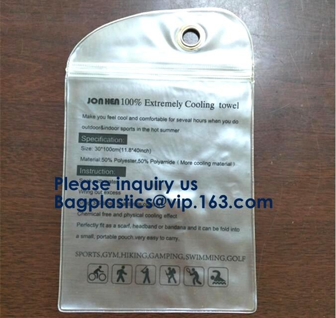 De backseal zak van pvc, de adhensive zak van pvc, de adhensive envelop van pvc, Document attacched ZAKKEN, de zakken van het de ritssluitingsslot van de Metaalgesp