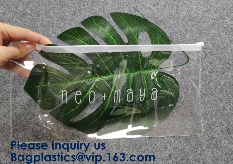 Van de de Ritssluitingsomslag van de zakschuif Plastic de Zakpotlood Pen Packaging Bag, de Zak van pvc Duidelijk Kosmetisch van Pvc k voor Dossier en Document