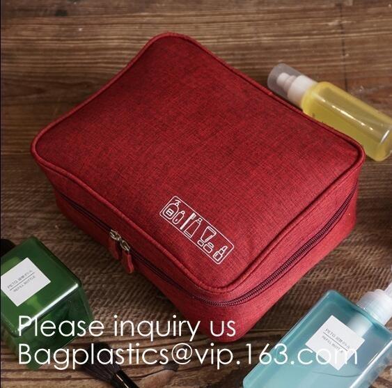 De kosmetische Toiletry van de Zakhandtas Kosmetische Zak van de Zak Tonvormige Reis om Drawstring-Make-uporganisator Storage Bag