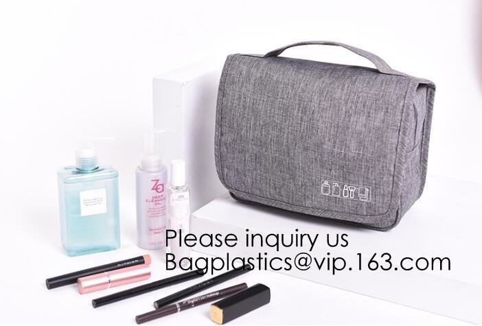 Best-Selling Collectieve Promotie het Document van Giften Wasbare Kraftpapier Reis Kosmetische Zak, de Organisator Women Cosmetic van de Reismake-up