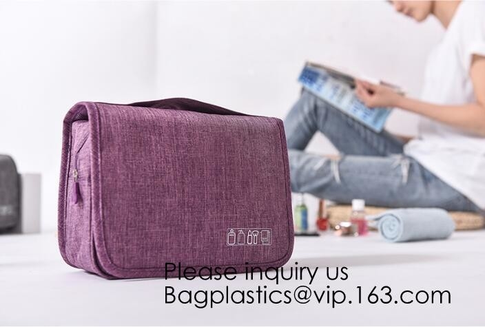 Manier Waterdichte Hoogte - de Make-uporganisator Women Cosmetic Bag, de Kosmetische Zak van de kwaliteits Multifunctionele Reis van Canvasvrouwen met