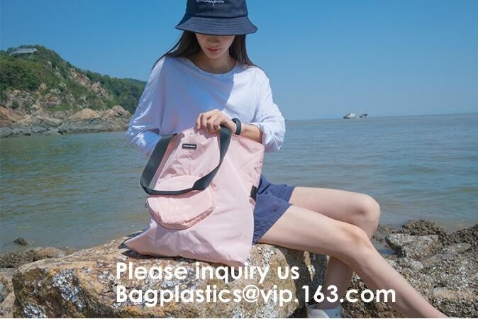 Tote Handle Shopper, Kleurrijk Hangend Reistoilet Katoenen van Damecosmetic bag with Netto Compartimenten Organische handige zakken