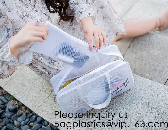 Pvc-de Zak van de Zakkentote clear transparent cosmetic travel van de make-upzak, Toiletry Kosmetische Zak van pvc van de Zak de Waterdichte Make-up