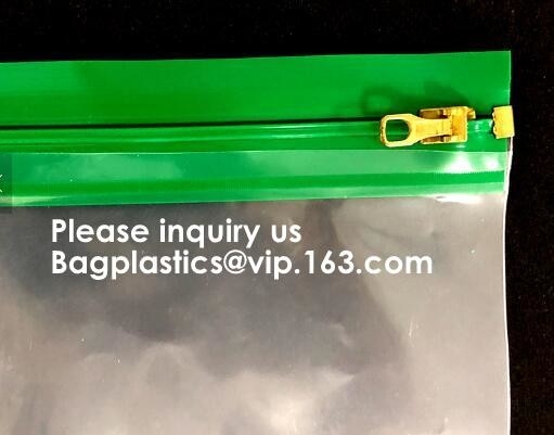 Van het het Dossierdocument van fabrikantencustom printing plastic k spoot de Duidelijke A4 A5 Zak van de het Pitzak, gesnelde zak, zak, kant 3