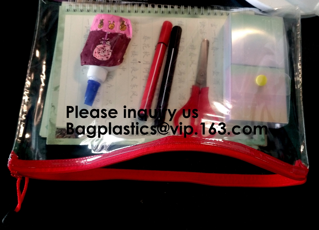 Waterdichte Zippered-het Dossierzak van pvc Mesh Organizer Storage Bag Durable van de Dossierzak voor Bureaukantoorbehoeften en Reis, bagease