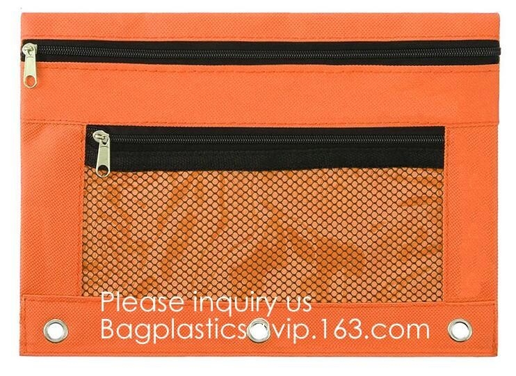 De Schoolkantoorbehoeften Pen Bag Pencil Packing Bag van China met Ritssluitingssluiting, Voor het drukken geschikte sublimatie lege Jonge geitjes Pen Bag, Linnen S