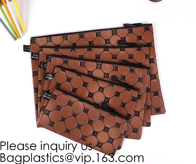 Het gevoelde Grote van de de Kantoorbehoeftenzak van de Capaciteitsritssluiting van de de School Stevige Organisator Kostuum van Pen Case Students Pencil Bag voor Student Office