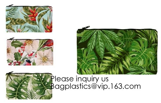 16oz van katoenen de Zak van de de Zakkantoorbehoeften Canvaszippered met Potlood van de Kwaliteitschina van Logo For Office School Travel het Promotie