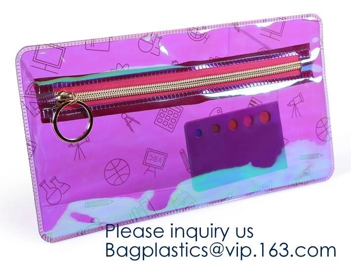 Van de de Verkopersreis van Amazonië de Hoogste Organisator Transparent Foldable Pouch Duidelijke Eva Makeup Travel Bag, kosmetische duidelijke poly van zakeva