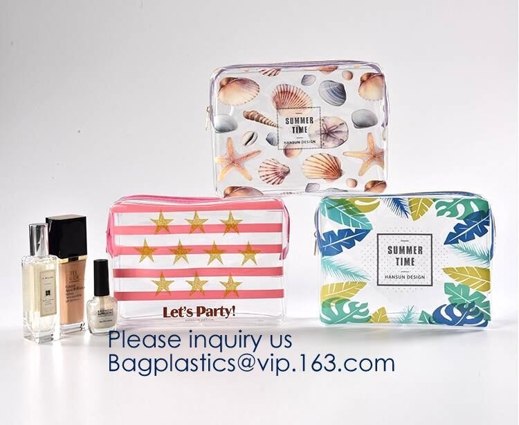 Toiletry Zak van de de Bevorderingsgift van de Zak de Kosmetische Zak voor Reis, Milieuvriendelijke Zachte Plastiek Berijpte Kosmetische EVA Zipper Bags