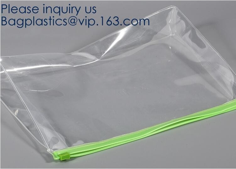 De vriendschappelijke Transparante EVA Zipper Bag Travel Plastic Kosmetische Zak van badkamerseco, berijpte witte de make-upzak van Eva met ritssluiting