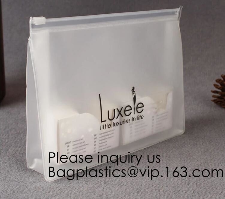 In het groot Waterdichte Transparante Ritssluitingsschuif Eva Cosmetic Bag, Douane Logo Biodegradable Promotion Plastic EVA Make Up