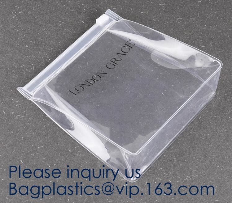 Van de Zakpvc van de Swimwearbikini de Ritssluitings kosmetische Zak, de modieuze mooie plastic zak van EVA voor douane, bagease, bagplastics, pac