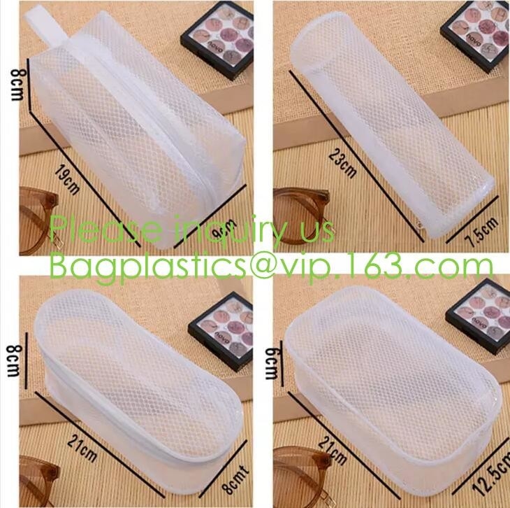 De draagbare Waterdichte Organisator Bags, Mesh Transparent Design Toiletry Bag van de Reismake-up voor Vrouwentoiletry de Zak van de Zakmake-up