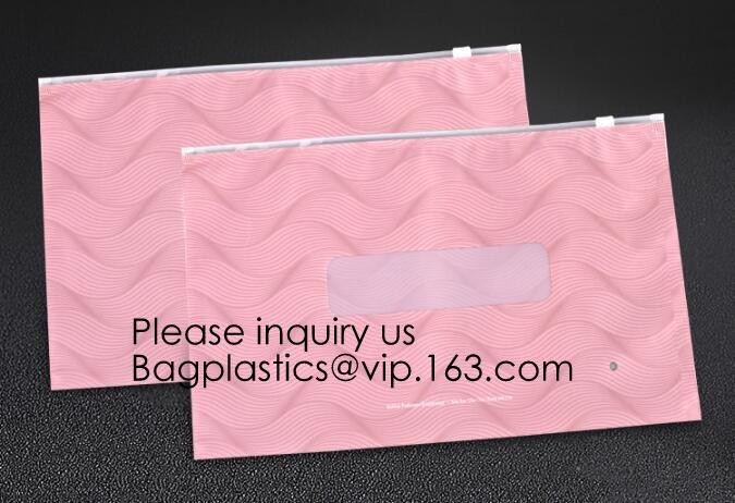Duidelijke van de de Ritssluitingsrekening van Kleuren Waterdichte pvc Plastic Zachte van de zakkenbill bag pencil pouch pen de Zaksluiting, Reistoiletry Mak