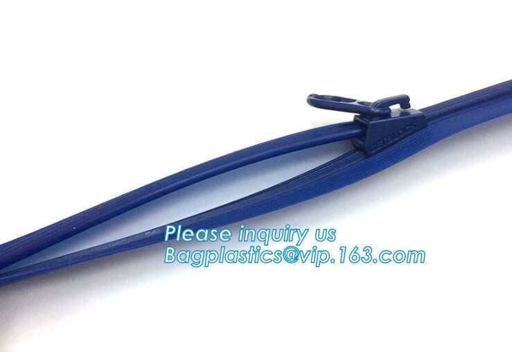 Multi-colored plastic easy tear rits, sluiting Pe Bag Clear Press Lock rits, herkoppelbare press rits