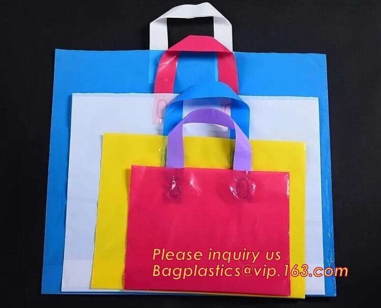De DUIDELIJKE BERIJPTE SOFT-ZAK van de LIJNklant, Zachte de Plastic Zakoem Plastic Bagbiodegradable van het Lijnhandvat kleinhandels het winkelen zakken pakt in