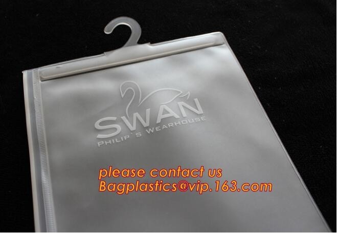 Custom Plane Hanger Bag Voor Kleding, Fashion Custom Hanger PVC K Packing Bag Bag Voor Kleding Pakket