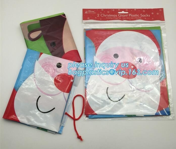 LDPE de Plastic Reuze Polyzak van het Kerstmishuis voor van de de Zak Goedkope Prijs van de Giftfiets van de Kerstmisdecoratie bagplasticsbedelaars van Santa Bag