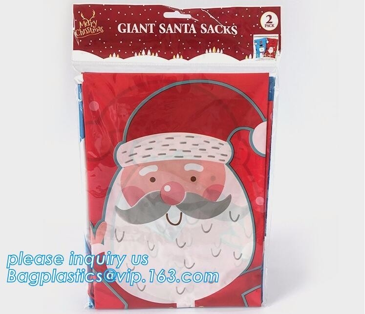 reuze plastic gift polyzak 36 santazak van &quot; *44“ voor gift, Reuzesanta sack voor Kerstmisgift verpakking-1 pakketbagease