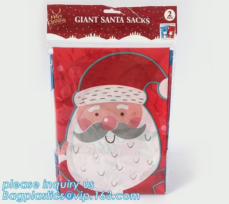 De reuzekerstmisgift behandelt Zakken van het Zakken de Jumbo Plastic Speelgoed, Zakken van het Zakken de Jumbo Plastic Speelgoed, Groot Toy Gift Sacks Merry Xmas S