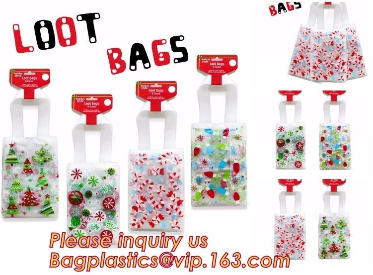 De grote van het ontwerp plastic biologisch afbreekbare beschikbare Kerstmis van de groottedouane Reuze de giftzak, Fiets doet Reuze de Giftzakken in zakken van de Giftdekking