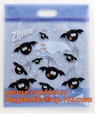 De plastic mini van de de douanecello van het groottesuikergoed zak gedrukte zak Halloween behandelt zakken, niet geweven het kind zegent de gift van de decoratiehandtas