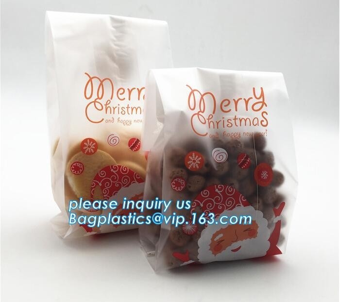 Het Koekje van het Kerstmissuikergoed doet Leuke SanHalloween-van het de Zak Zelfklevende Koekje van het Decoratie Plastic Koekje Verpakkende Zak 10*10cm in zakken,